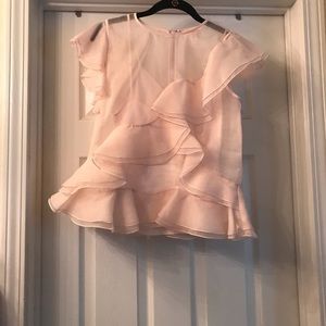 Rebecca Taylor beautiful peplum blouse